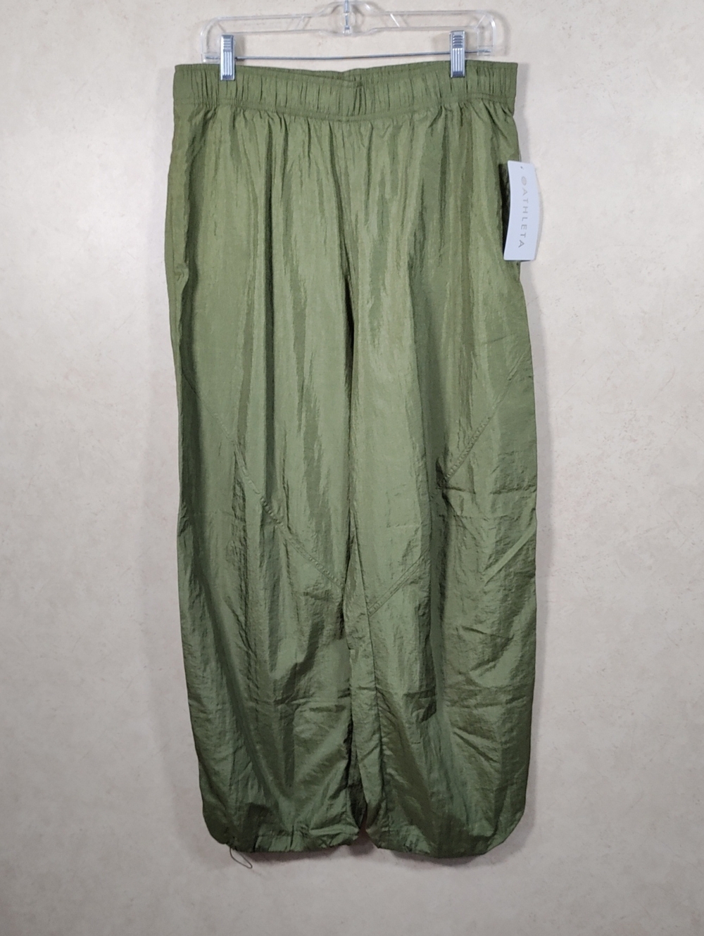Athleta Olive Green Drawstring Hem Cargo Pants